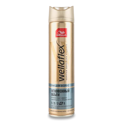 Лак Для Волосся Екстрасильної Фіксації Миттєвий Об'єм Wellaflex Wella 250мл
