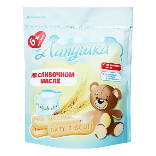 Печиво для дітей від 6 місяців розчинне Лапушка Солодич д/п 120г