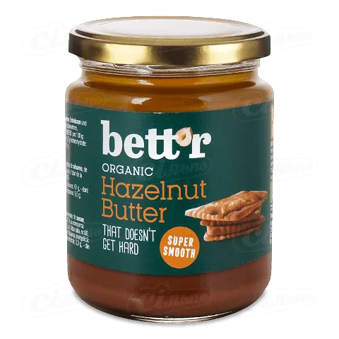 Паста горіхова Bett'r з лісового горіха, 250г