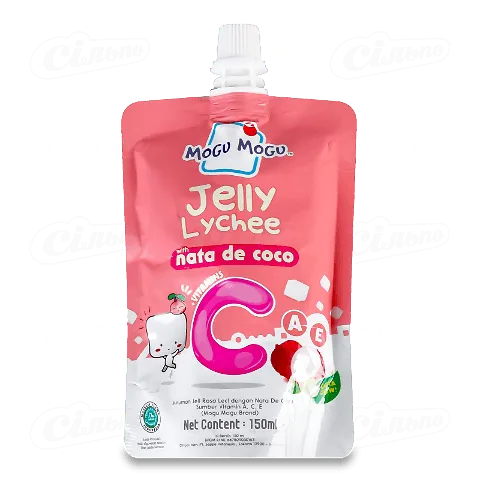 Драже MoGu MoGu з Nata De Coco смак лічі желейні, 150г