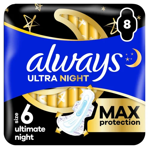 Прокладки гігієнічні Always Ultimate Night 6 8шт