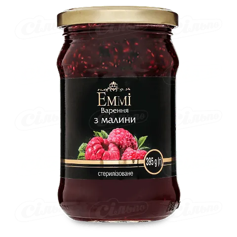 Варення Emmi Малина скляна банка, 395г