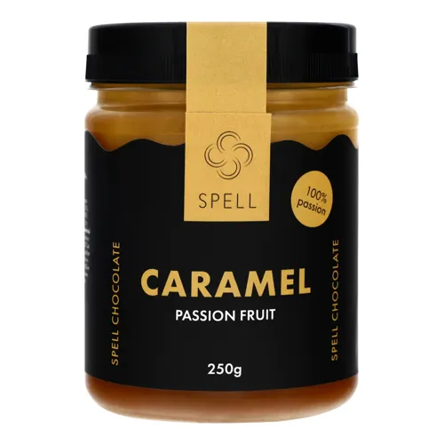 Паста кондитерська Карамель з маракуєю Spell с/б 250г