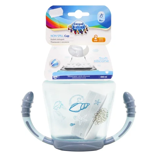 Кружка-непроливайка Canpol Babies Sea Life 230мл