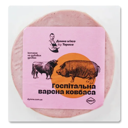 Ковбаса Варено-Копчене Димне М'ясо Від Тараса в/к, кг