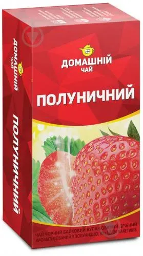 Чай Домашній чай Полуничний Фільтр-пакет, 20*1,5г