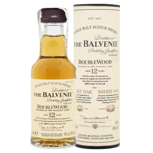 Віскі Balvenie Double Wood 40% 50мл 12 років