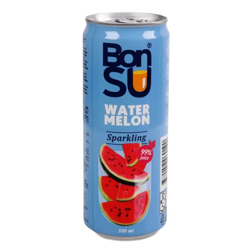 Напій BonSU із соку кавуна 99% газований 0,33л