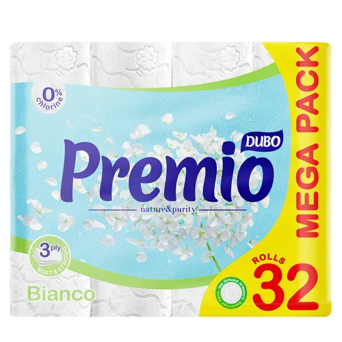 Туалетний папір Диво Premio Bianco 3-шаровий 32шт