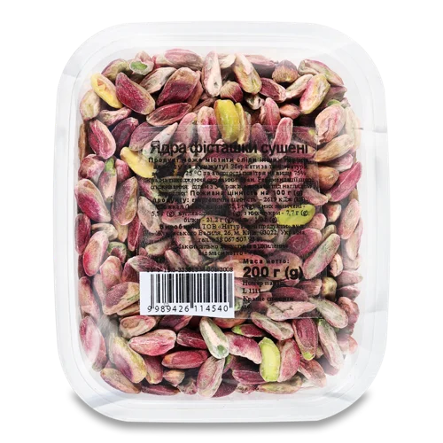 Фісташки Ядра Сушені Вищого Ґатунку, п/у 200г