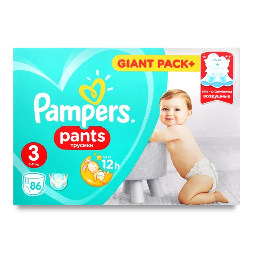 Підгузки-Трусики Pampers Pants Midi 6-11 кг, в/ґ, к/у, 48 шт