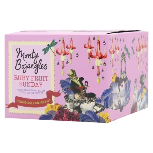 Трюфелі Monty Bojangles з червоними ягодами і біскитом 150г