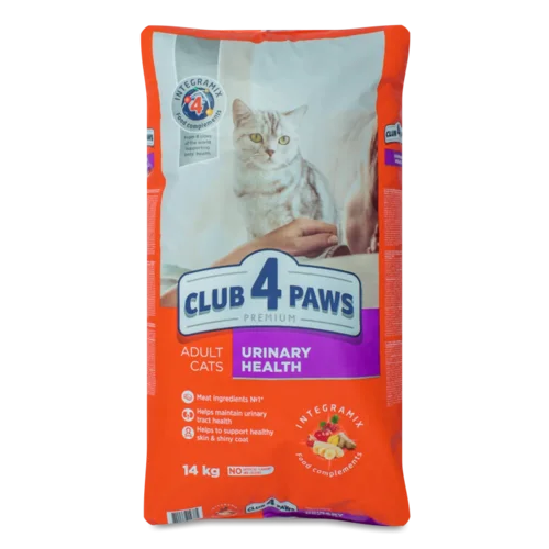 Корм для котів Club 4 Paws для здоров'я сечовивідної системи