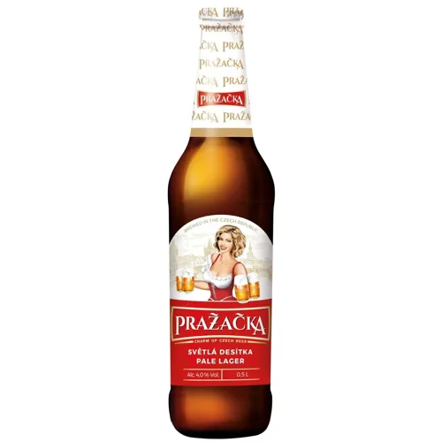 Пиво Prazecka світле 4%, 0,5л