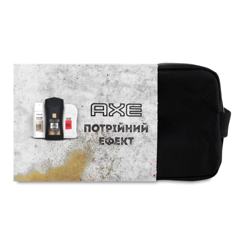 Подарунковий Набір Axe Тройний Ефект 2018, в/к, 3 шт.