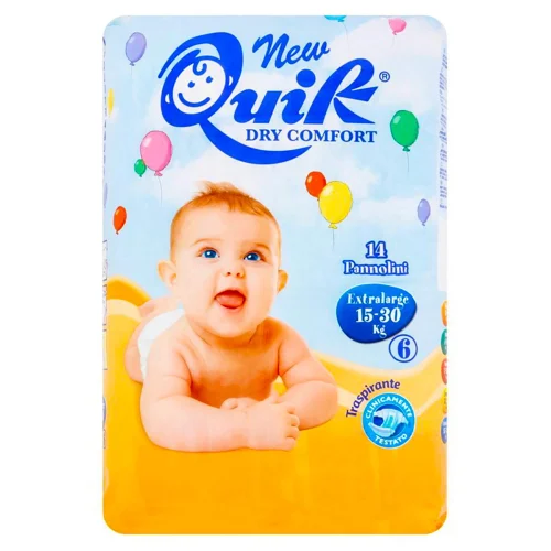 Підгузки Quik Extralarge 6 15-30кг 14шт