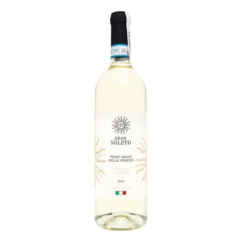 Вино 0.75л 12% біле сухе Pinot Grigio Delle Venezie Gran Soleto пл