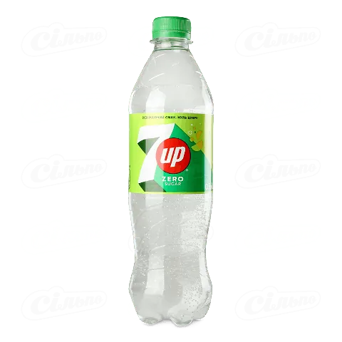 Напій 7UP Zero Sugar безалкогольний сильногазований, 0,5л
