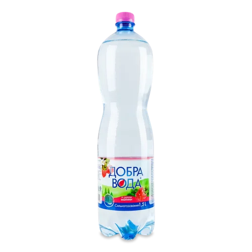 Напій Безалкогольний Сильногазований Зі Смаком Малини Вищого Ґатунку, п/пл 1.5л