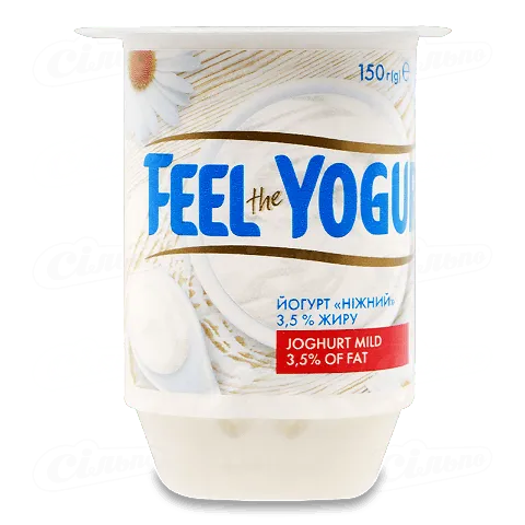 Йогурт Feel the yogurt «Ніжний» 3,5%, 150г
