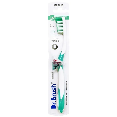Зубна щітка Dr. Brush White середньої жорсткості
