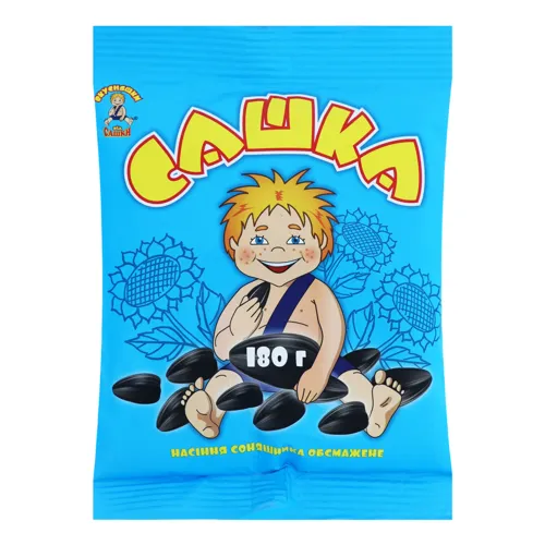 Насіння соняшника обсмажене Сашка Вкусняшки от Сашки м/у 180г