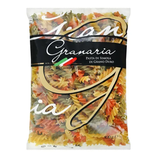 Макаронні вироби Granaria Спіралі трьохколірні Fusilli 500г п/е