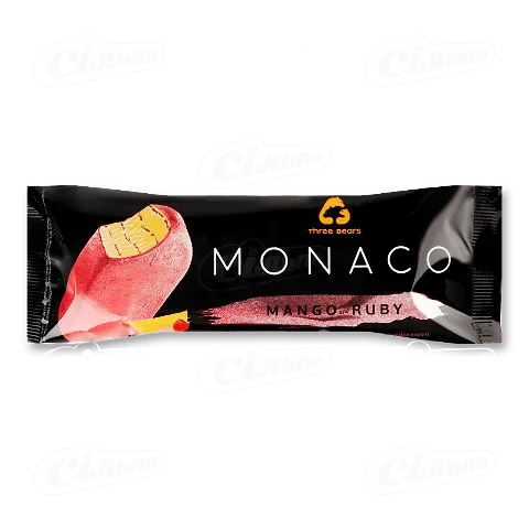 Морозиво Три Ведмеді Monaco Манго та рубі 75г