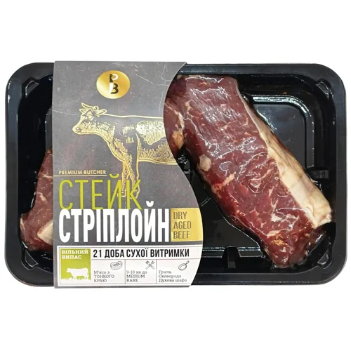 Стейк Premium Butcher Стріплойн із яловичини охолоджений