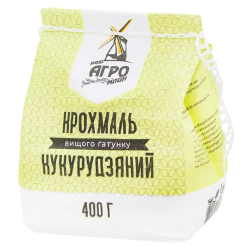 Крохмаль кукурудзяний Наш Агро Млин 400г
