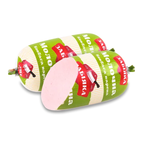 Ковбаса Варена Молочна Забіяка Вищого Ґатунку, м/у, 0.35 кг