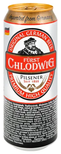 Пиво Furst Chlodwig Premium з залізній банці 4.8% 0.5л х24