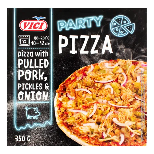 Піца заморожена з подрібненим м'ясом свинини Party Pizza Vici к/у 350г