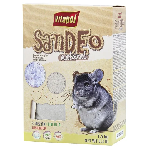 Пісок Vitapol Sandeo Natural для шиншил 1,5кг