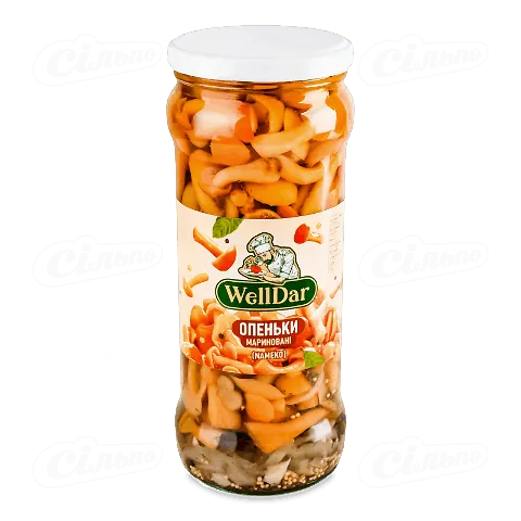 Гриби WellDar опеньки мариновані, 580г
