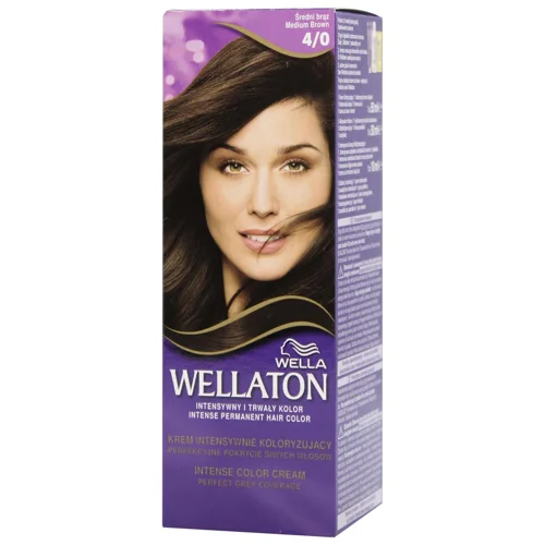 Стійка крем-фарба Wellaton-Темний шоколад 4/0