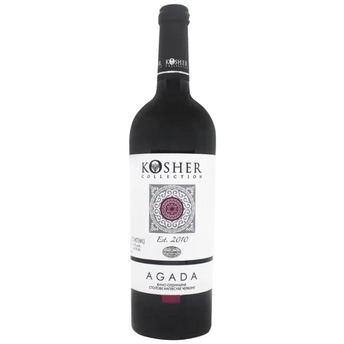 Вино Kosher Agada червоне напівсухе 9-14% 0,75л