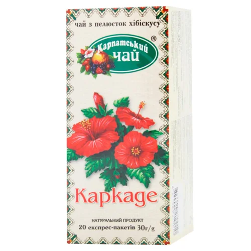 Чай квітковий Карпатський Чай Каркаде 1,5г*20шт
