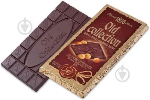 Шоколад OLD Collect гіркий з подрібненими горіхами, 100г