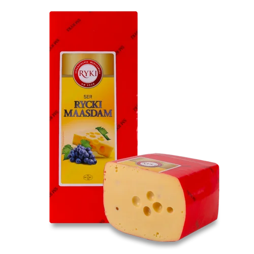 Сир Сичужний Вищого Ґатунку Maasdam Rycki, 45%, кг