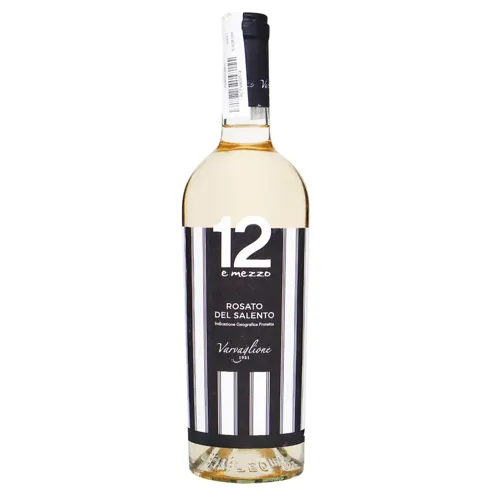 Вино 12 E Mezzo Fashion Edition Rosato del Salento IGP рожеве напівсухе 12,5% 0,75л