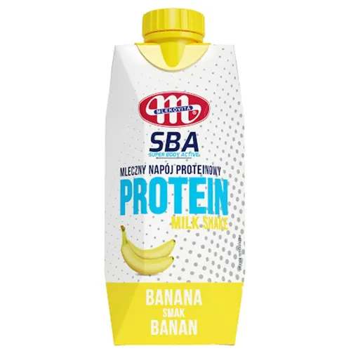 Напій молочний Mlekovita Супер БодіАктив банан 350г
