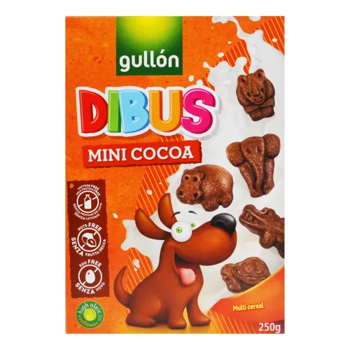 Печиво Gulon Dibus mini какао 250g