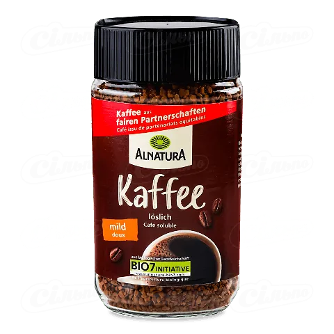 Кава розчинна Alnatura органічна, 100г