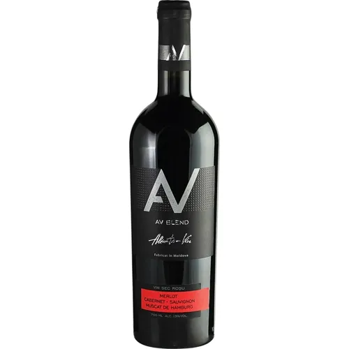 Вино AV blend Merlot-Cabernet Sauvignon-Muscat de Hamburg червоне сухе 13% 0,75л
