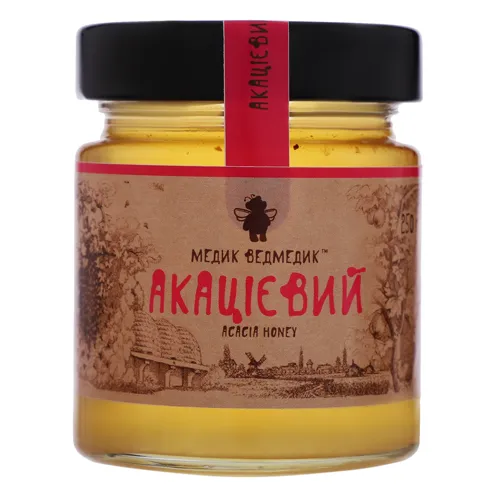 Мед акацієвий Медик Ведмедик с/б 250г