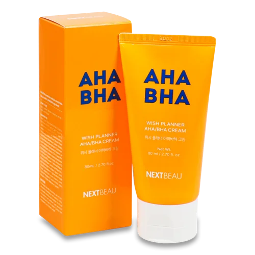 Крем для Обличчя AHA BHA Nextbeau, 80 мл, для Відновлення та Оновлення Шкіри
