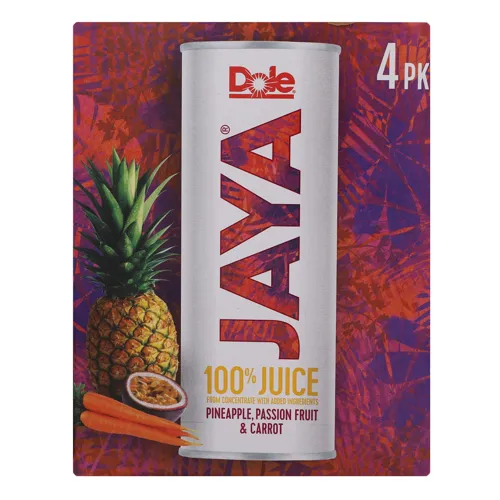 Сік ананасовий, маракуйя та морква Jaya Dole з залізної банки 250мл
