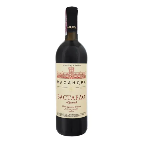 Вино 0.75л 16% червоне солодке Бастардо південний Масандра пл