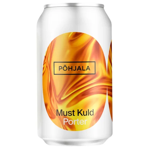 Пиво Pohjala Must Kuld світле нефільтроване 7,8% 0,33л